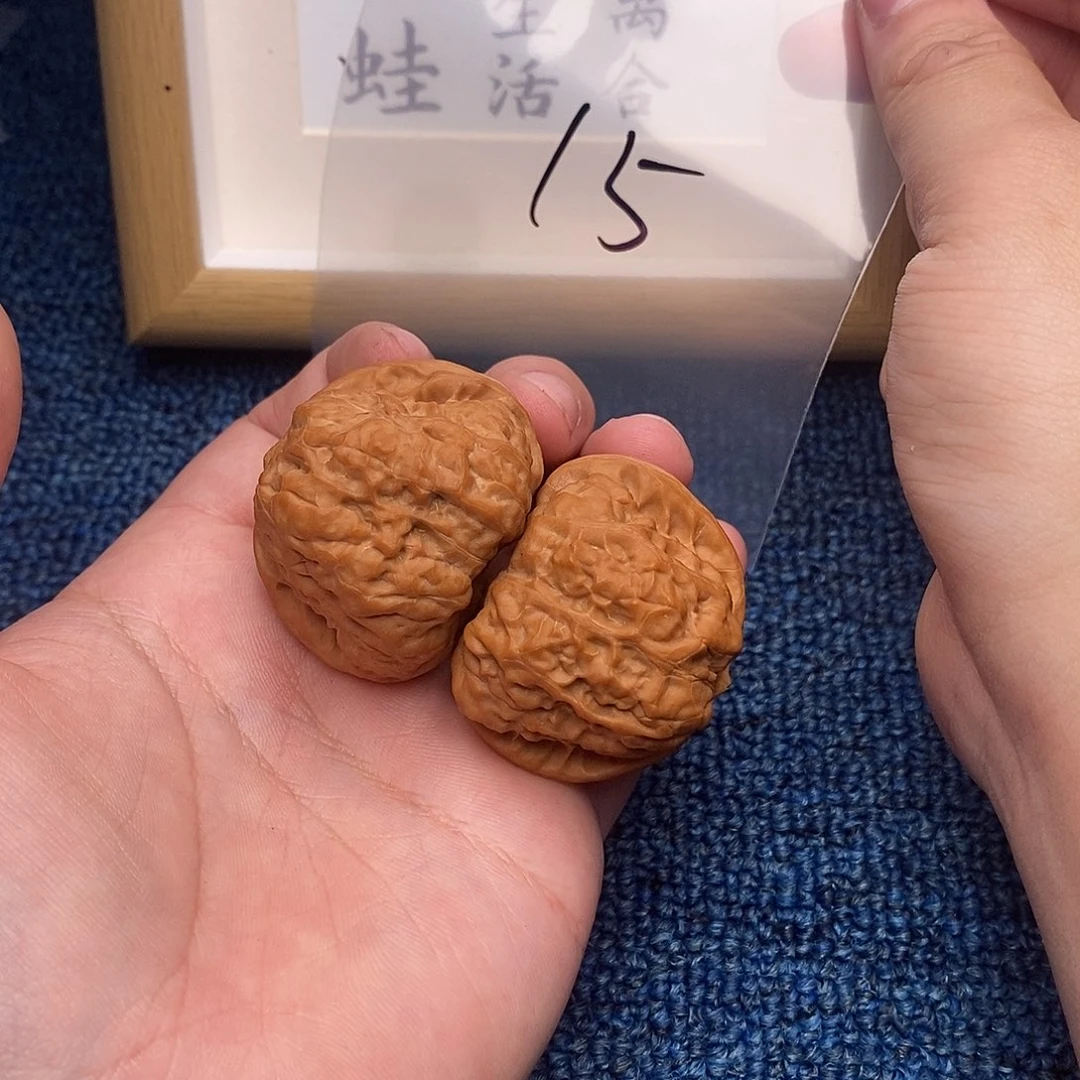 把件文玩核桃蛤蟆头43.5尺轻微扫尖
