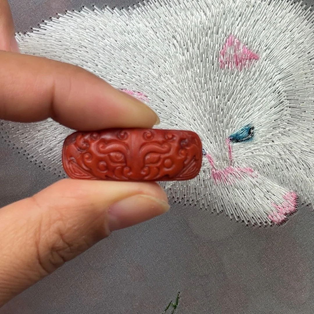 南红玛瑙未镶嵌手牌