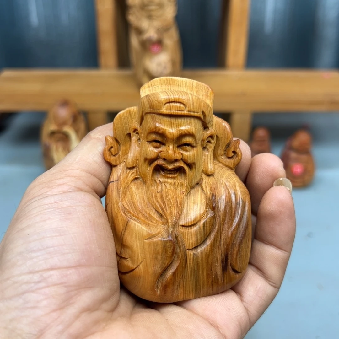 D****木崖柏木摆件手把件