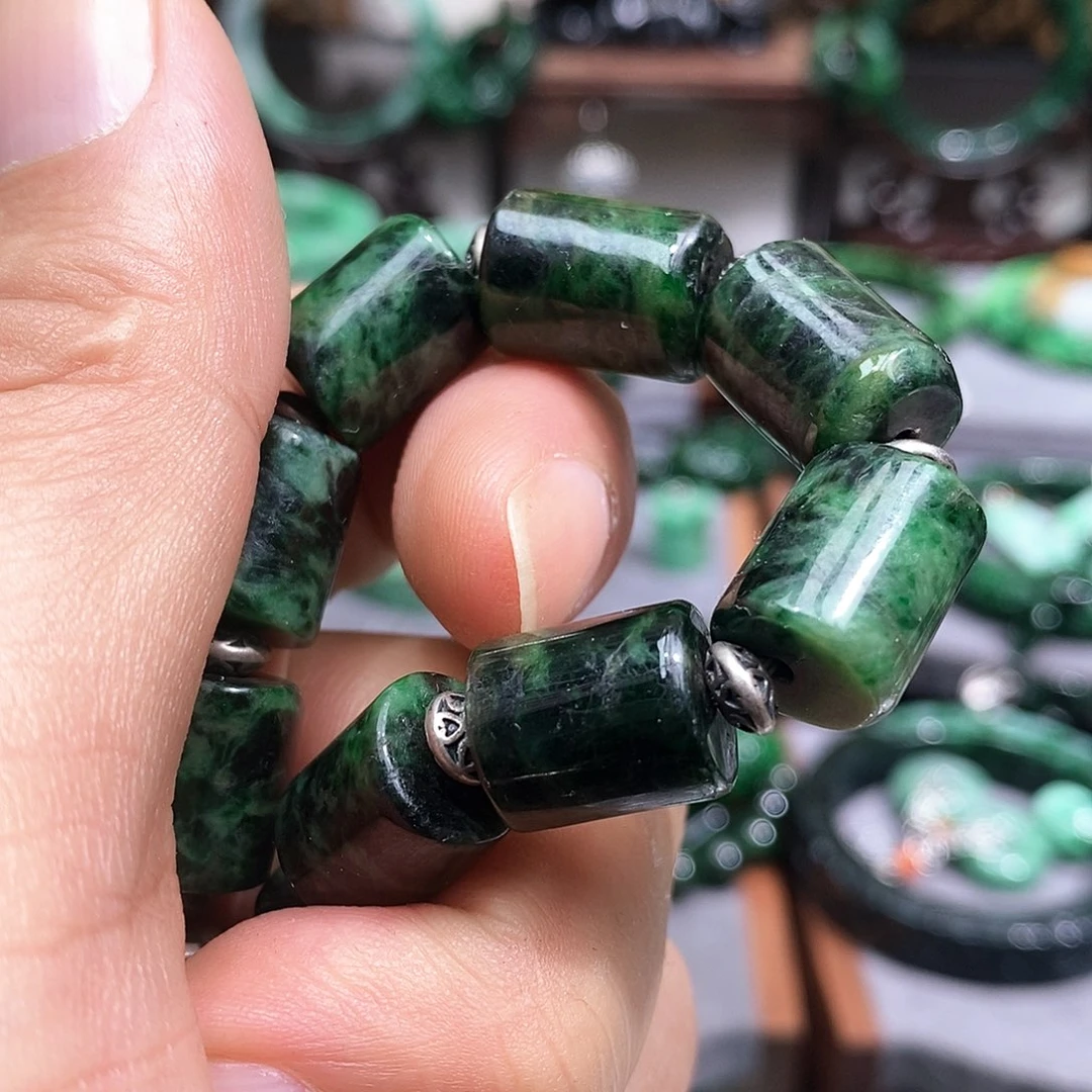 未镶嵌手链翡翠林*)漂亮美眉