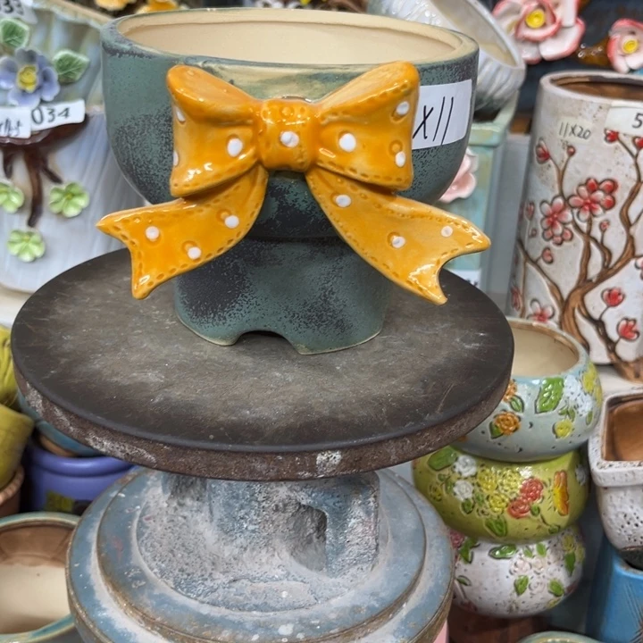 紫砂花盆粗陶材质多肉花盆