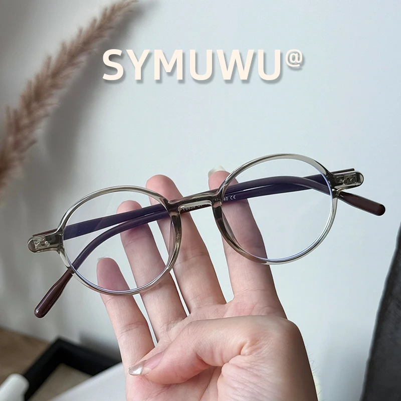 个性复古日系小框可爱女款网红时尚百搭超轻近视眼镜高度数镜框