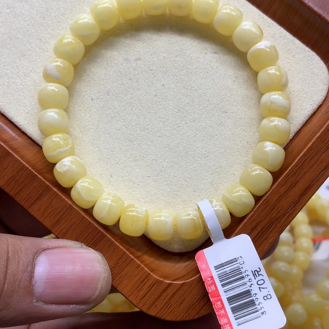 蜜蜡未镶嵌手链蜜蜡