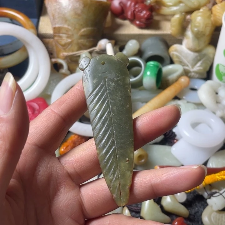 和田玉未镶嵌吊坠(不含链)