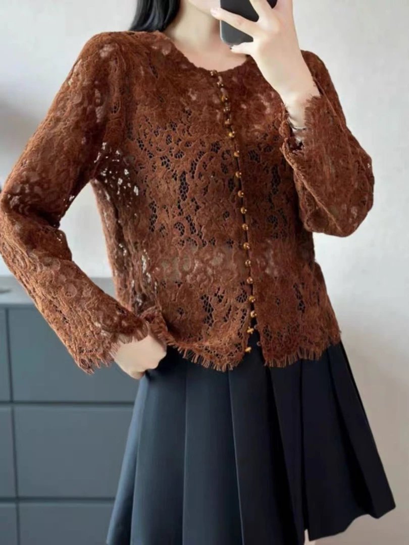 【杭州·伊芙M】NN1277-时尚女装设计感新款衬衣法式收腰气质显瘦