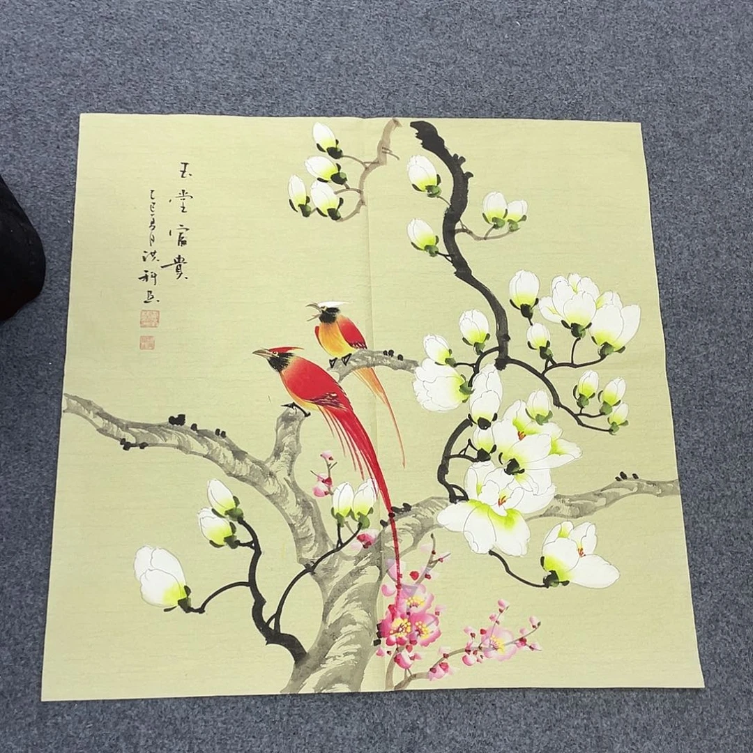 国画作品小姐姐放漏…