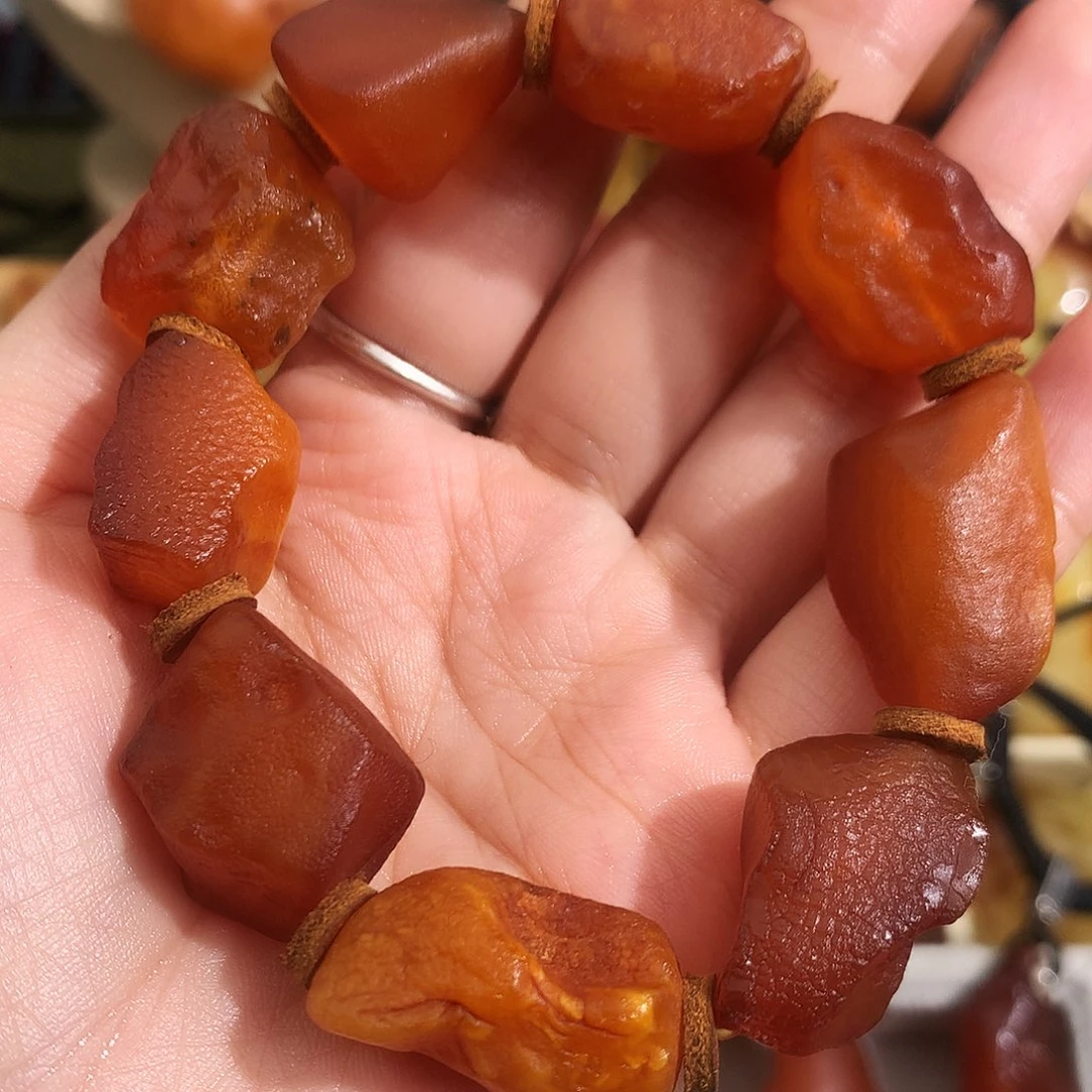 蜜蜡裸石未镶嵌?****?我