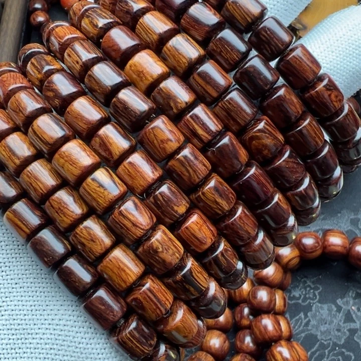 木海南红降8*8桶珠单圈体验