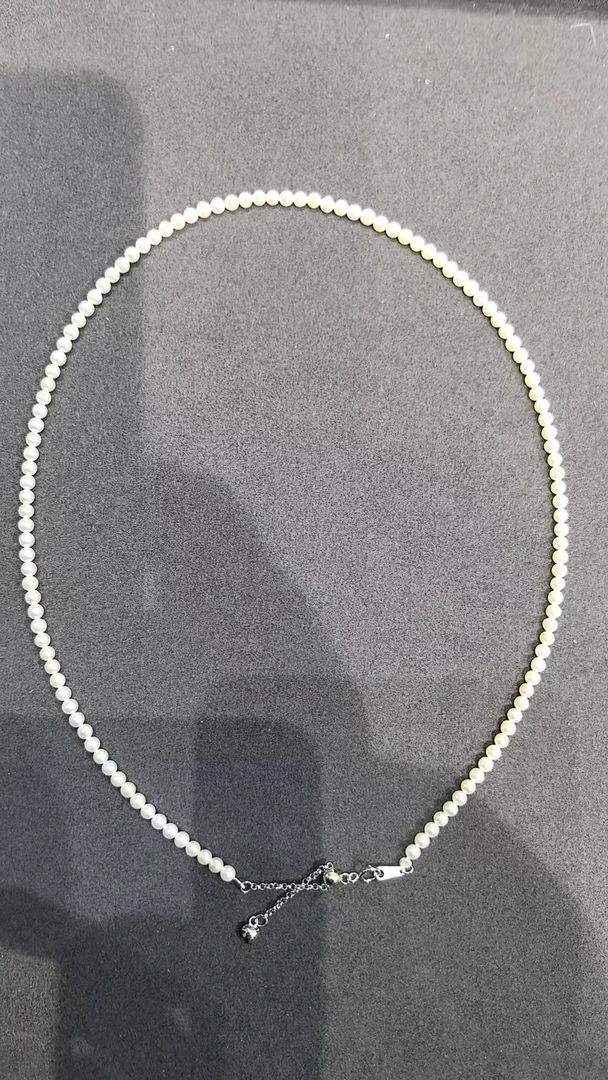 锌合金仿珍珠项链 ZH 3-4新款时尚百搭圆珠珠项链