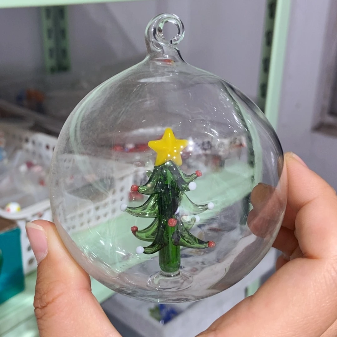 琉璃手工艺品圣诞球