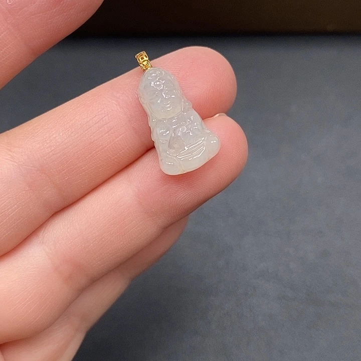 颈饰未镶嵌翡翠宝宝佛
