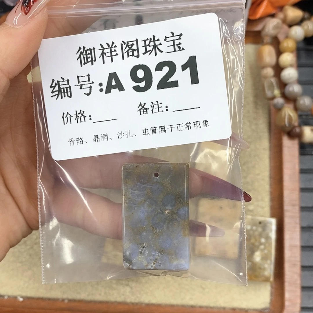 硅化珊瑚（珊瑚玉）颈饰未镶嵌用****9
