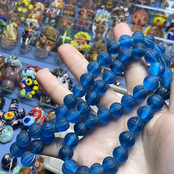 琉璃颈饰瓜珠链子022