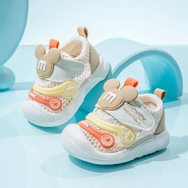 Ginofu正品2025夏季新款1-2岁男女童学步鞋透气宝宝防滑外凉鞋子