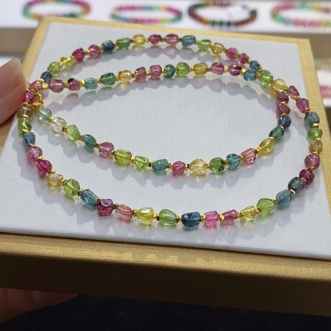 【闪购商品】碧玺手串未镶嵌两天看货期