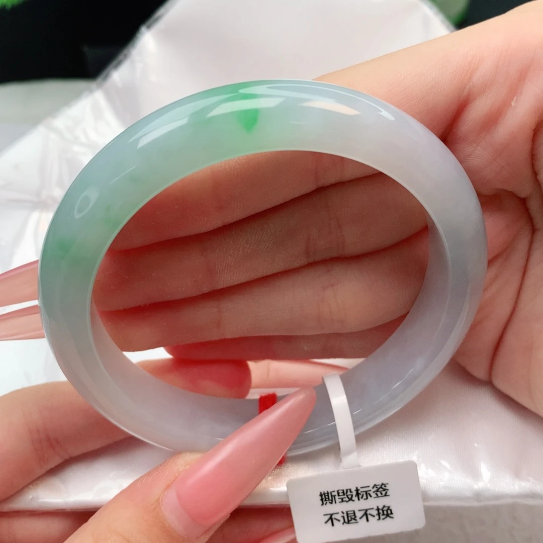 未镶嵌手镯翡翠正圈60