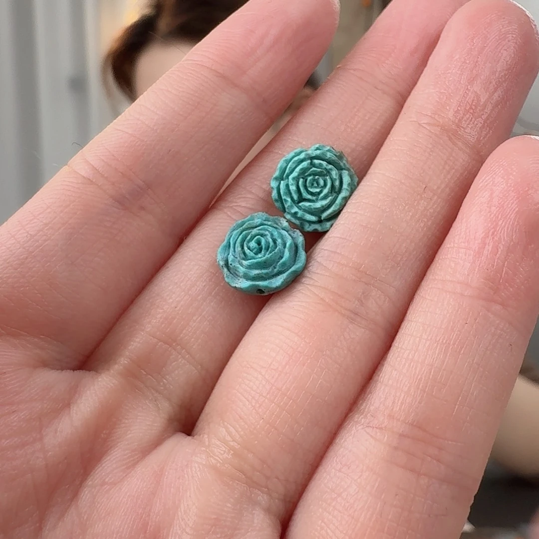 绿松石未镶嵌珠宝半成品