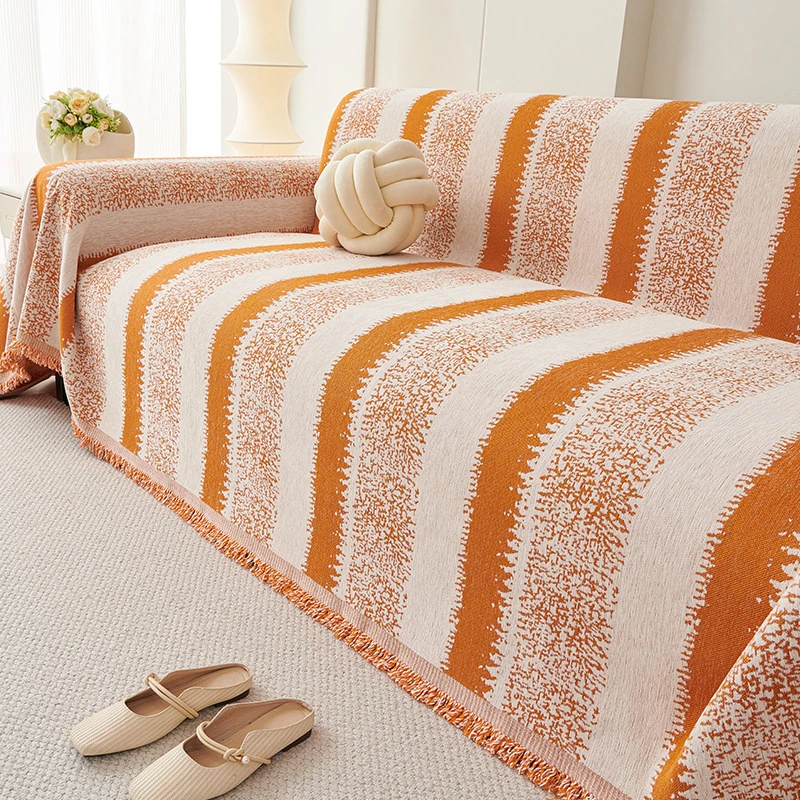 雪尼尔防猫抓全盖巾沙发垫套罩盖毯单四季通用沙发盖布全包