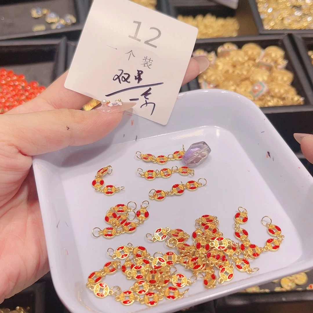 紫晶珠宝半成品银S925镀金镶嵌12