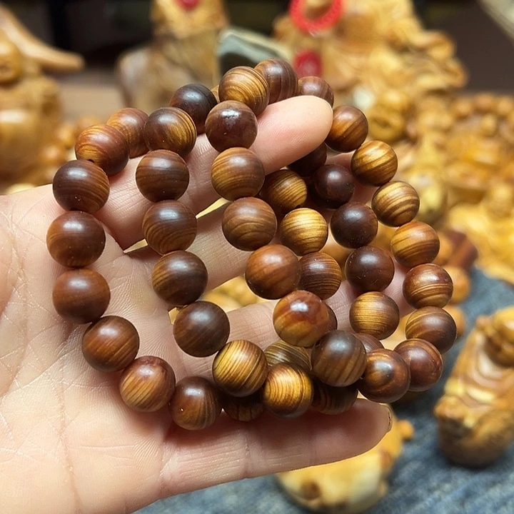 柏木太行崖柏手把摆件