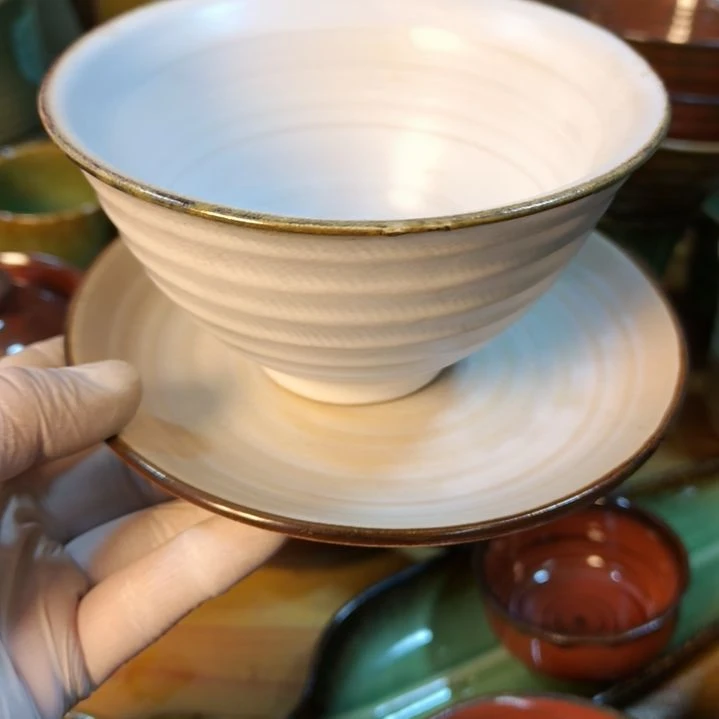 瓷片磁州窑五厂盘碗壶杯有瑕疵