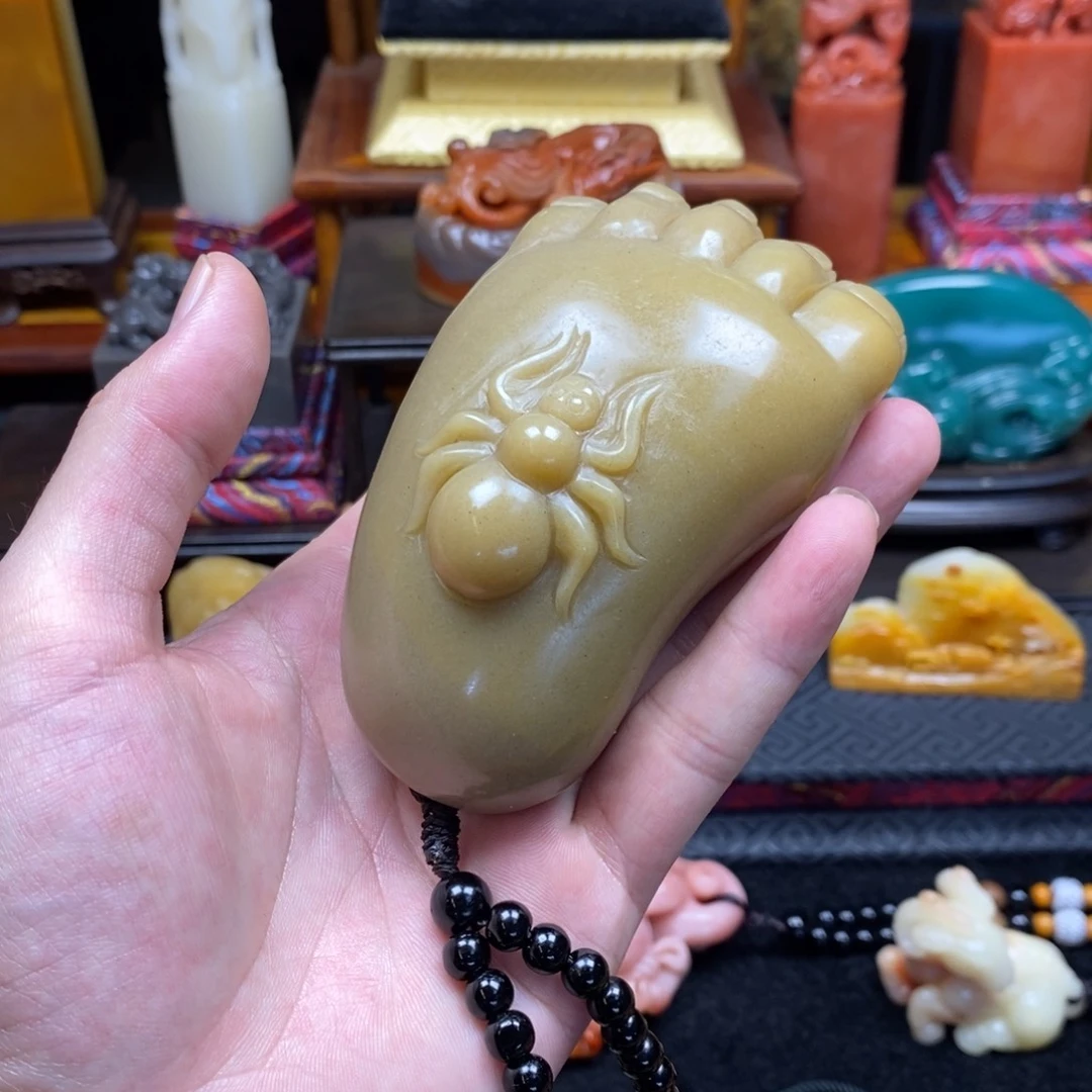 寿山石其他八**肌红红火火好好好