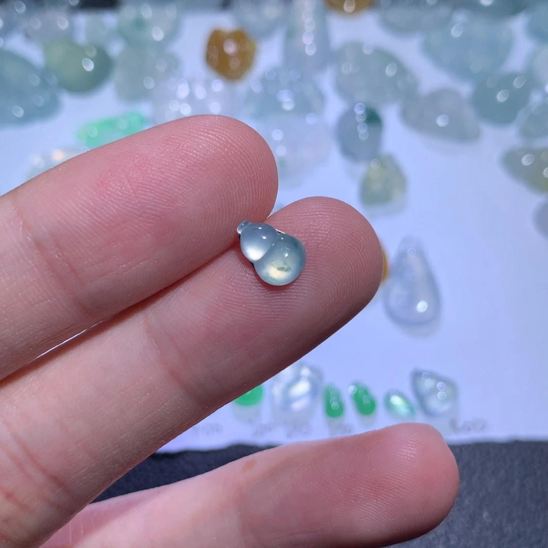 翡翠裸石天然a货翡翠葫芦