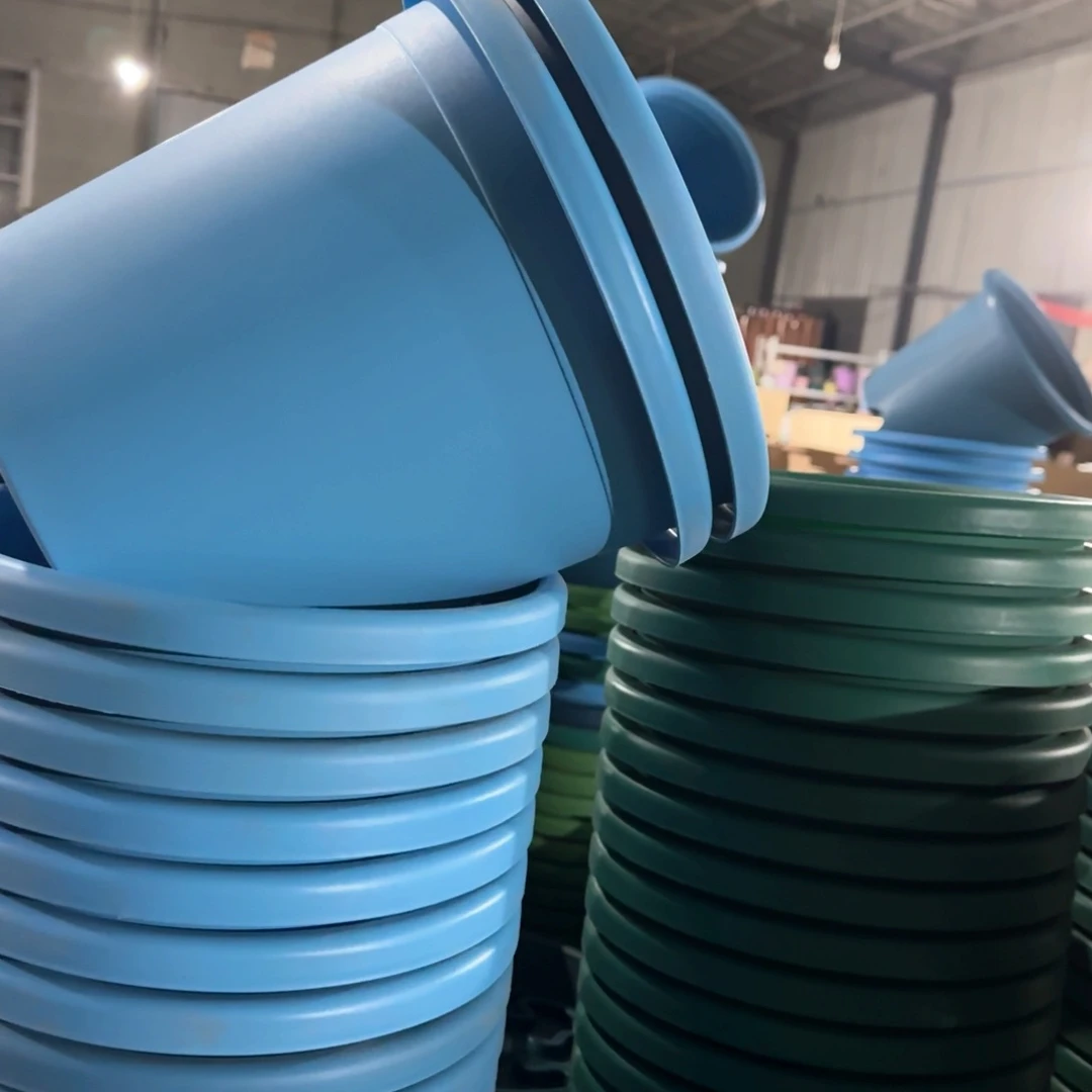 树脂四季盆5#无拖海蓝色6