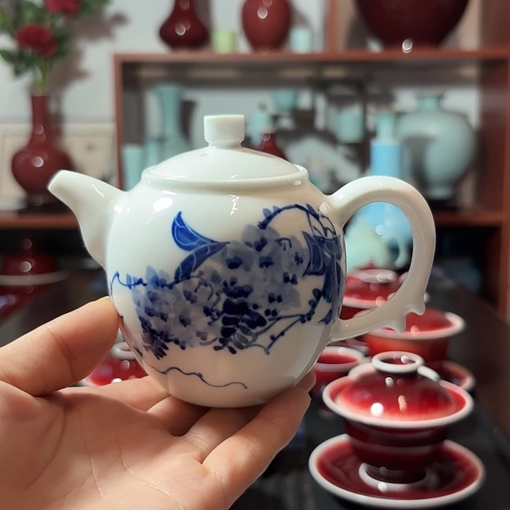 景德镇高温陶瓷茶壶