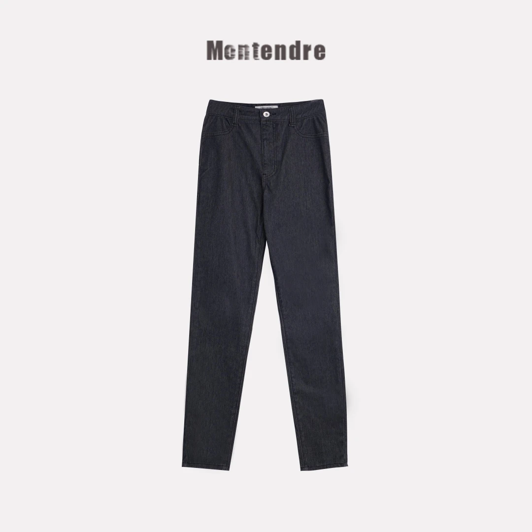 【Montendre】 C 秋季新款 复古修身弹力显瘦简约百搭修身裤