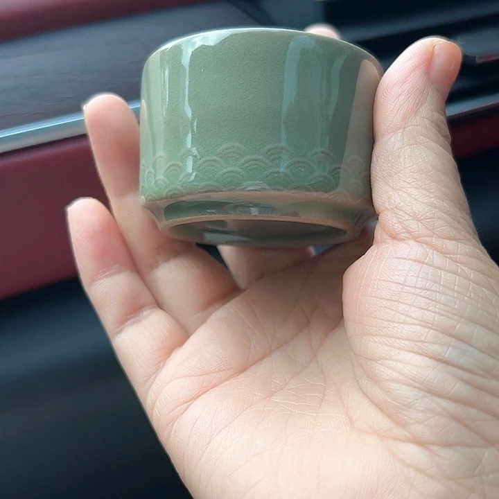 龙泉云间青瓷小米茶器