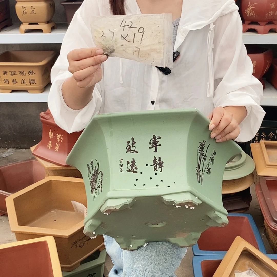 紫砂花盆紫砂花盆