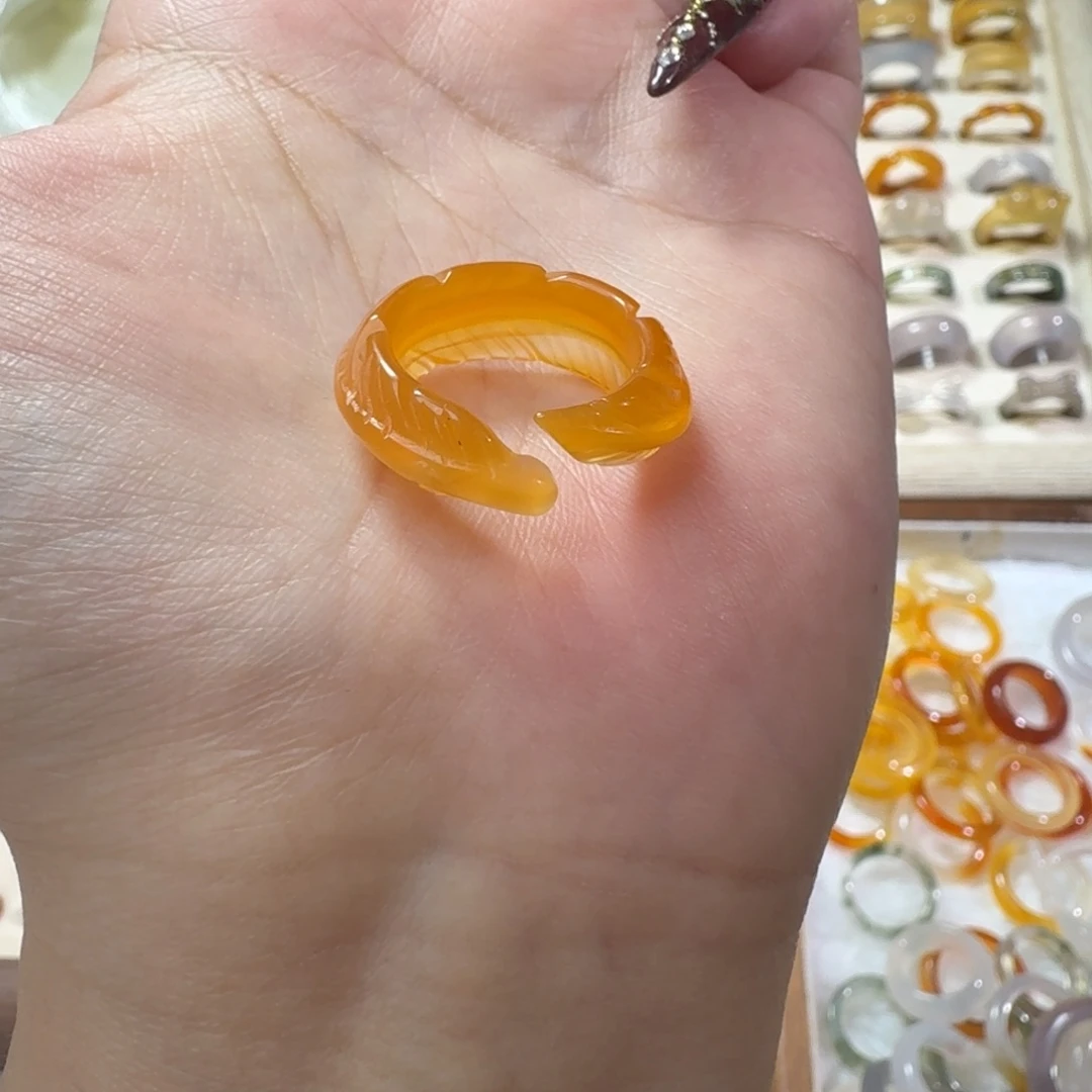 未镶嵌戒指玛瑙/玉髓926港13