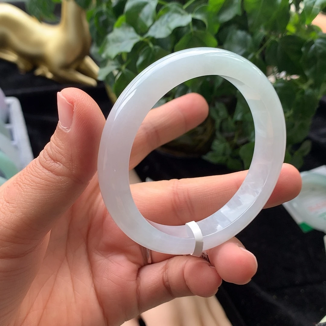 翡翠未镶嵌手镯11号