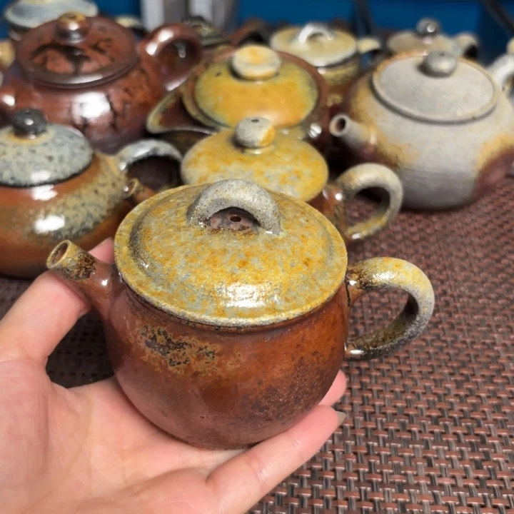 茶杯紫砂段泥手持180