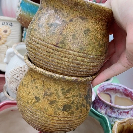 多肉绿植陶瓷花盆9.9包邮