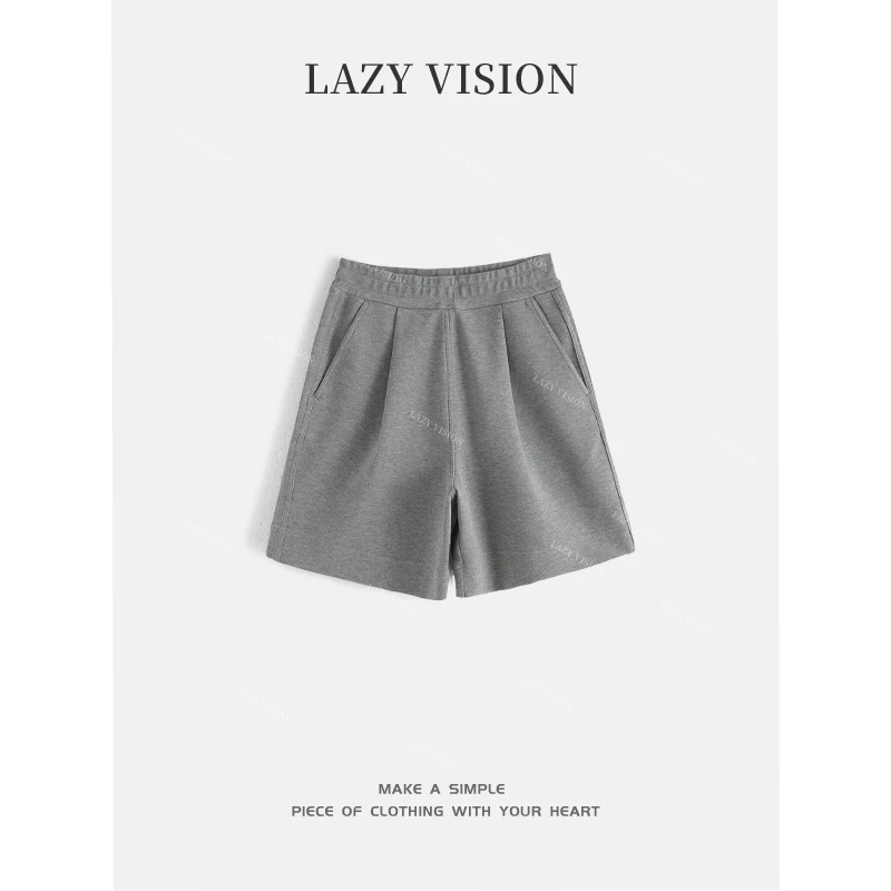 LAZYVISION简约休闲女士短裤ZMD-31425