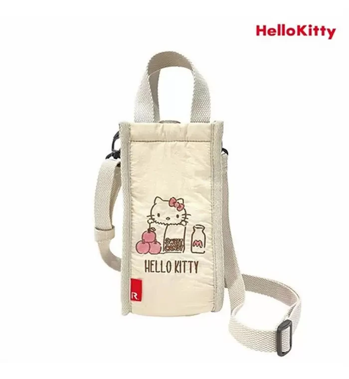 日单水杯套kitty水壶包套斜挎编写多层