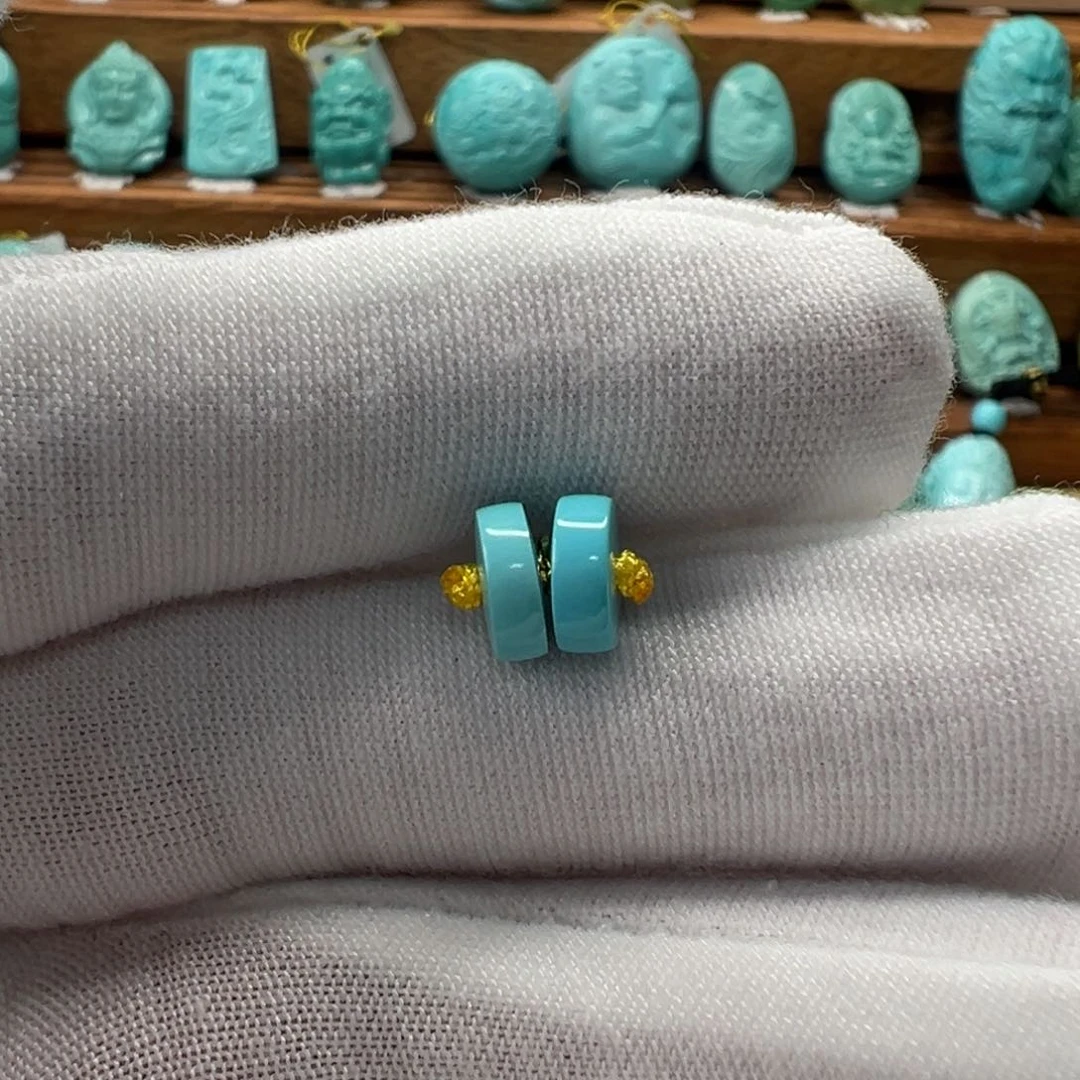 未镶嵌绿松石隔片7.5mm
