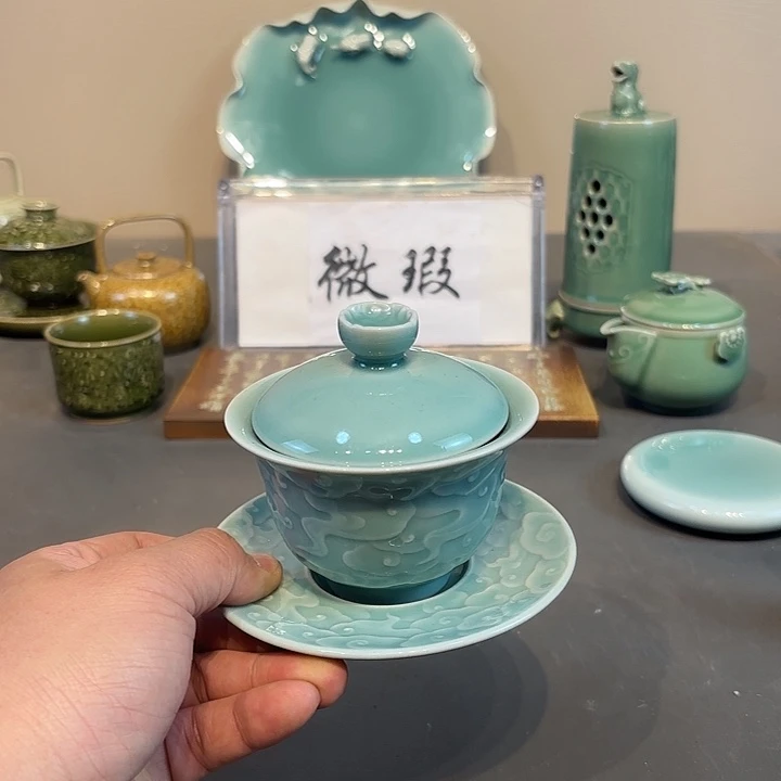 瓷片龙泉青瓷福利青瓷