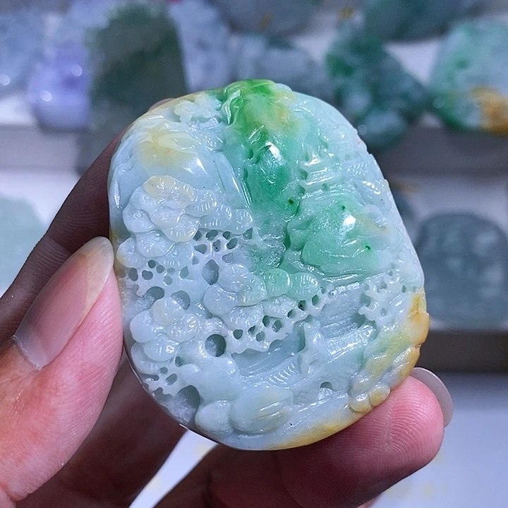 【闪购商品】翡翠挂件未镶嵌11111111111111