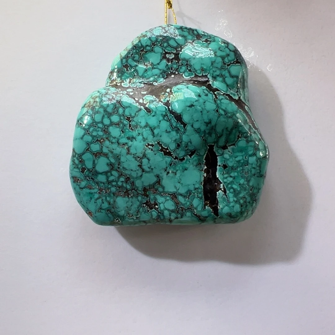 绿松石未镶嵌挂件