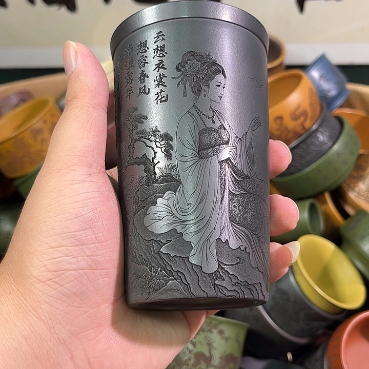 茶杯紫砂全手工紫砂主人杯