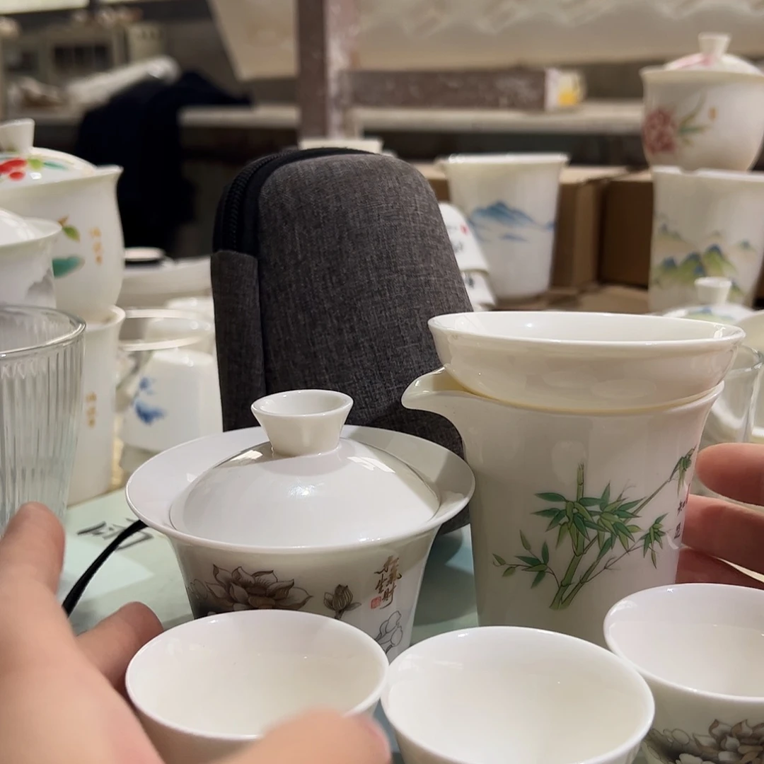 越**好和气生财款陶瓷茶海