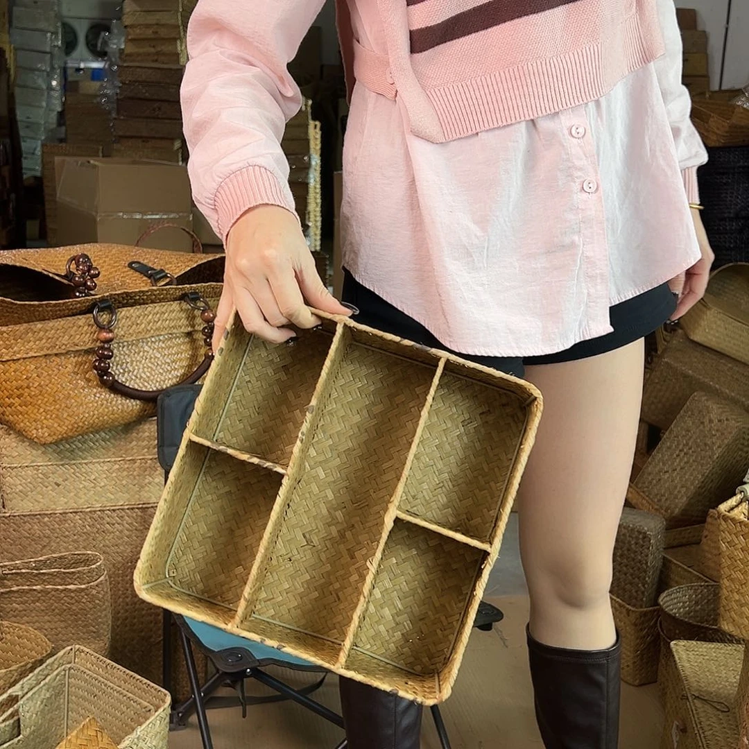 草编包/草编收纳盒微瑕疵