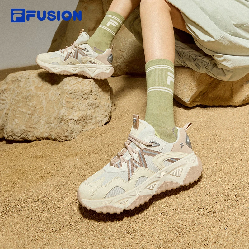 FILA斐乐新款【漫游鞋】老爹鞋休闲百搭潮流女鞋情侣鞋T12WM531510F