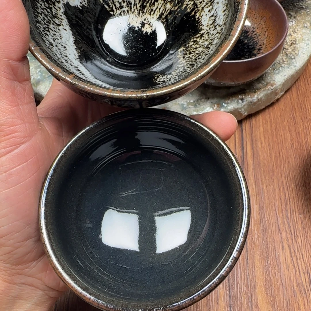 青***瓷柴烧建盏茶盏茶杯144 143