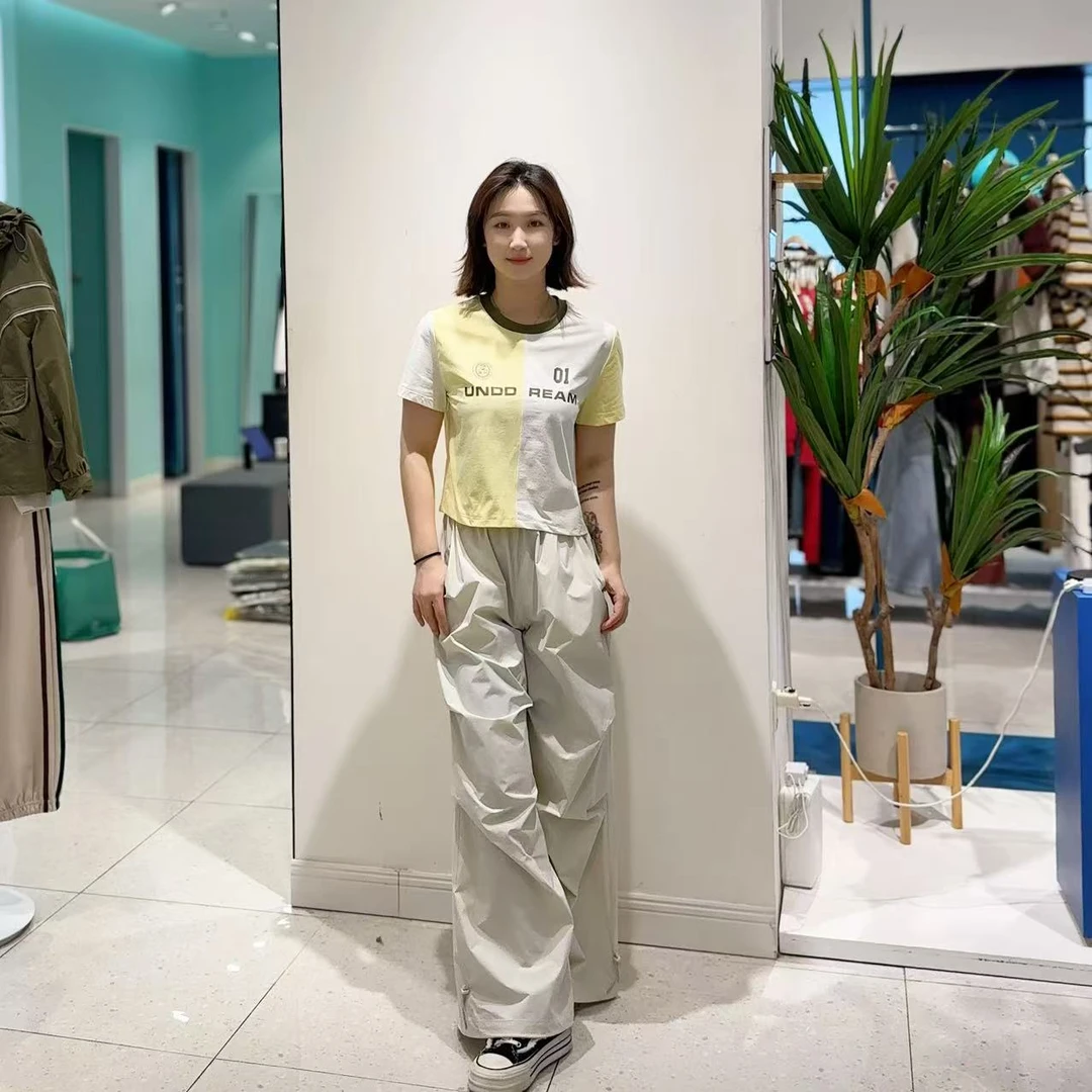 【辰美优选】柚丁/27455-夏季上新凉感清柠衣T恤