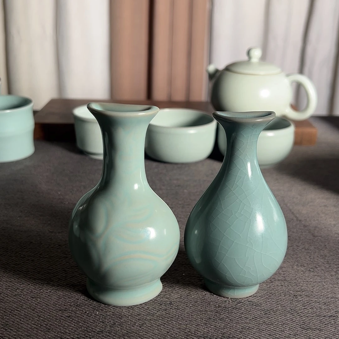 杯T***g清凉寺仿古釉汝官窑