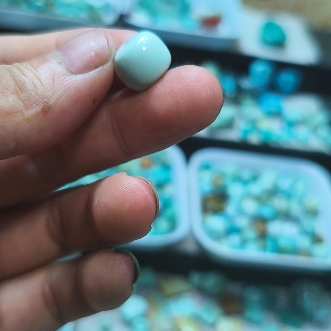 合金绿松石颈饰12的